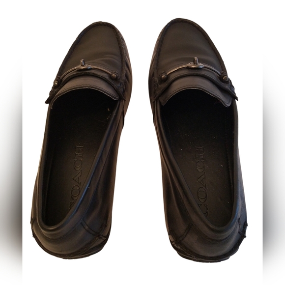 Coach Men's Mott Varsity C Drive Loafer Black Size 11 D FG2984 - Picture 3 of 17
